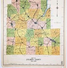 1941 New York - Steuben  County  Map Original  20x16  Railroads  Townships