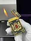 Luxury Retro Cigarette Bright Ping Sound Gas Memorial Dp Engraving Lighter