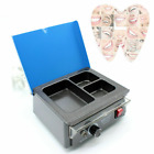 Dental Lab Wax Heater Pot 3-well Analog Heater Melting Dipping Pot Machine 110v