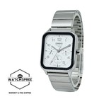 Casio Men s Analog Square Dial Stainless Steel Band Watch Mtp-m306d-7a