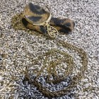 Vintage Gold Tone Lorgnette Magnifying Glass Necklace Pendant With Chain