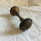 Antique Victorian Brass Door Knob Set Corbin Roanoke Design Eastlake Style Ps  2