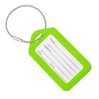 10pcs Silicone Luggage Tags With Name Id Card  Quickly Spot Luggage Identifie   