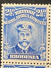 Rhodesia 1913  Gv  2 1 2d Admiral Sg 207 Fine Block Of Four Mlh