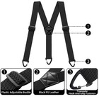 Suspenders For Men Heavy Duty  X Shape Back Hidden Suspender 1 5  Under Clothing
