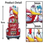 Personalized Kid Riding Dinosaur Ornament  Custom Photo Ornament  Santa