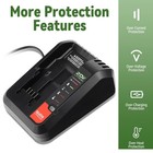 Quick Charger For Porter Cable 20v Max Lithium Battery Charger Pcc699l Pccb122c