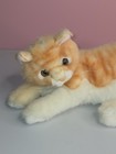 Vintage Russ Berrie Cat Kitten Cory Tabby Cat Stuffed Plush Kitty Orange