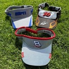 Lot Of 6 Vintage y2k Nike Visor Espn Nascar Golf Hat One Size Wholesale