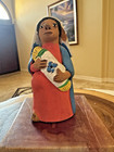 Josefina Aguilar Red Clay Mexican Folkart  mary   Joseph  Figurines