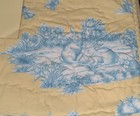 Vintage Pottery Barn Kids Woodland Toile Farm Animals Baby Toddler Quilt Blanket