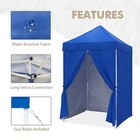 Eagle Peak 5x5 Small Pop Up Portable  Instant Canopy With 4-side Wall Panels
