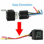 5x Relay Switch 5pin Harness Socket 12vdc 40a Waterproof Automotive Car Spdt