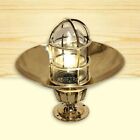 Nautical Marine Light Brass Bulkhead Vintage Ship Antique Ceiling Light