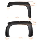 Fender Flares Pocket Style Textured Fit For 2007-2013 Chevy Silverado 1500 69  