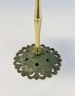 Vintage Japan Brass Seashell Soap Dish Stand Hand Shaped Towel Clip Regency