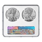 2021 Reverse Proof American Silver Eagle Designer 2pc Set Ngc Pf69 Fdi First