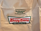Vintage Krispy Kreme Doughnuts Embroidered Apron Official Employee Uniform Tan