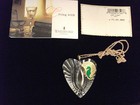 Waterford Heart Necklace Pendant With Sterling Chain ireland