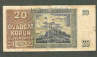 1939 Slovakia 20 Korun   P-5s   Specimen   Very Scarce Type