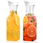Set Of Plastic Carafe With Lid  50 Oz Mimosa Bar Supplies  Large Plastic 2