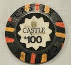  100 Rare Trump Castle Black Casino Chip Collectible Casino Memorabilia