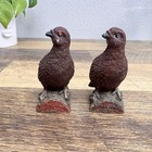 Set Of The Famous Grouse Whiskey Promo 2 Collectables Figurines