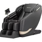 Real Relax Massage Chair Black Faux Leather Zero Gravity Electric Recliner 