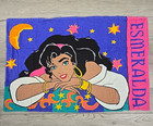 Vintage Disney Hunchback Of Notre Dame Esmeralda 3 Piece Flannel Twin Sheet Set