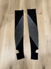 New Nwot Lululemon Black Herringbone Long Leg Warmers O s Cashmere Blend