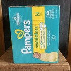 Pampers Swaddlers Diapers Size    0 N  newborn-10   lb   140 Count     Brand New