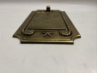 Unique Rare 19c Art Nouveau Bronze Brass Pen Tray Desk W  Military Marine Star