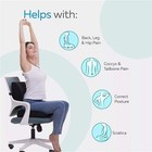 Memory Foam Seat Cushion For Office Chair Orthopedic Back   Butt Pillow Sciatica