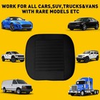 Black Car Cover Seat Leather Pu Front Auto Cushion Protector Seat Pad Universal