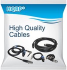 Two Hqrp 3-pin Xlr Female To 5-pin Xlr Male Dmx Lighting Cables For Studio Light