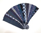 20 -pc It s All Navy Jelly Roll 2 5  Pre-cut 100  Cotton Fabric Quilting Strips