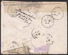 Frc0014 Fr  Morocco Old Registered Airmail Cover  1933  Sc131  Scc10 Biplane