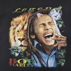 Vintage Bob Marley 90s Hot Ice Black Faded T-shirt 2 Sides Xl Rare
