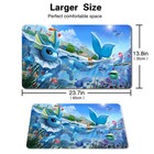 904248 - Board Game Pokemon Vaporeon Playmat Games Mousepad Play Mat Of Tcg