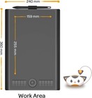 Gaomon M10k Pro Graphic Drawing Tablet Art Painting Board 8192 Pen 10x6 25 In