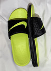 Nike Benassi Solarsoft 2 Sandals Slides Men s Us Size 11 Black Volt 705474-070