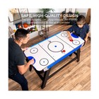 58in Arcade Style Air Hockey Table W 2 Pucks  2 Pushers  Digital Led Score Board