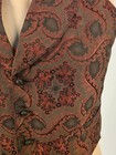 Men   s Civil War 1860   s Rich Silk Brocade Waist Coat   Vest