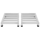 2pcs Dunnage Rack Stationary Dunnage Rack 13    X 13    X 3    Stainless Storage Rack