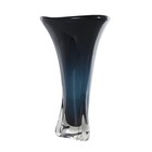 Deco 79 Glass Abstract Decorative Vase Ombre Tulip Centerpiece Vase With Clea   