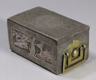 A Korean Very Fine Iron Silver Inlaid Rectangular Box-19th C 