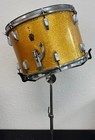 Vintage 1960s Ludwig Classic 15 x10  Parade Snare Drum   Stand     Orange Sparkle