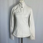 Lululemon Define Jacket Women s Size 6 White Opal Full Zip Athleisure Gym Euc