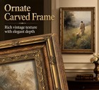 The Lost Sheep Jesus Canvas Print Vintage Gold Framed painting For Home   Church