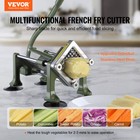 Vevor French Fry Cutter Stainless Steel Potato Vegetable Slicer Chopper 2 Blades